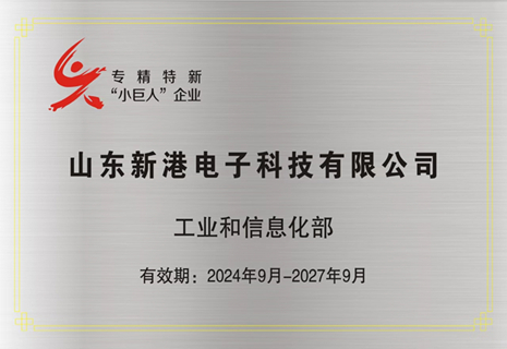 喜讯！w66利来国际电子入选第六批专精特新“小巨人”企业称号